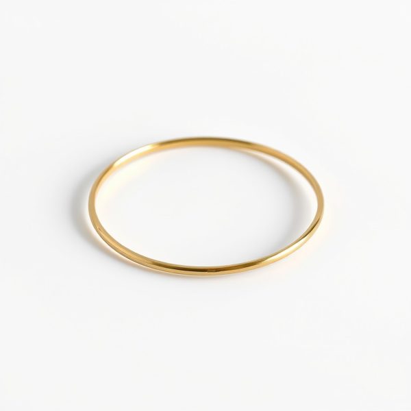 Bracciale rigido aperto in oro